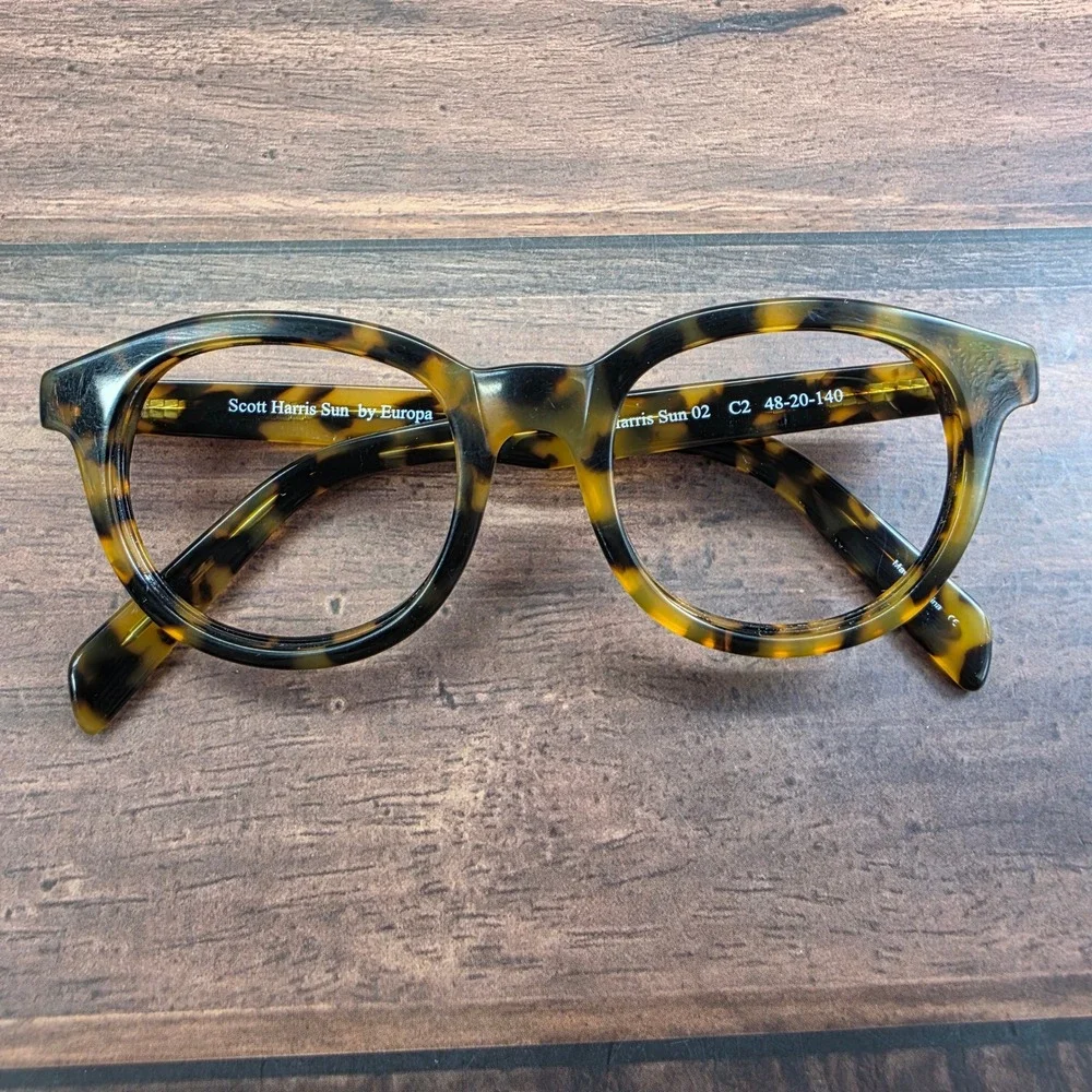 Scott‎ Harris Sun 02 Tortoiseshell Cat Eye Eyeglasses 48-20-140 FRAMES ONLY